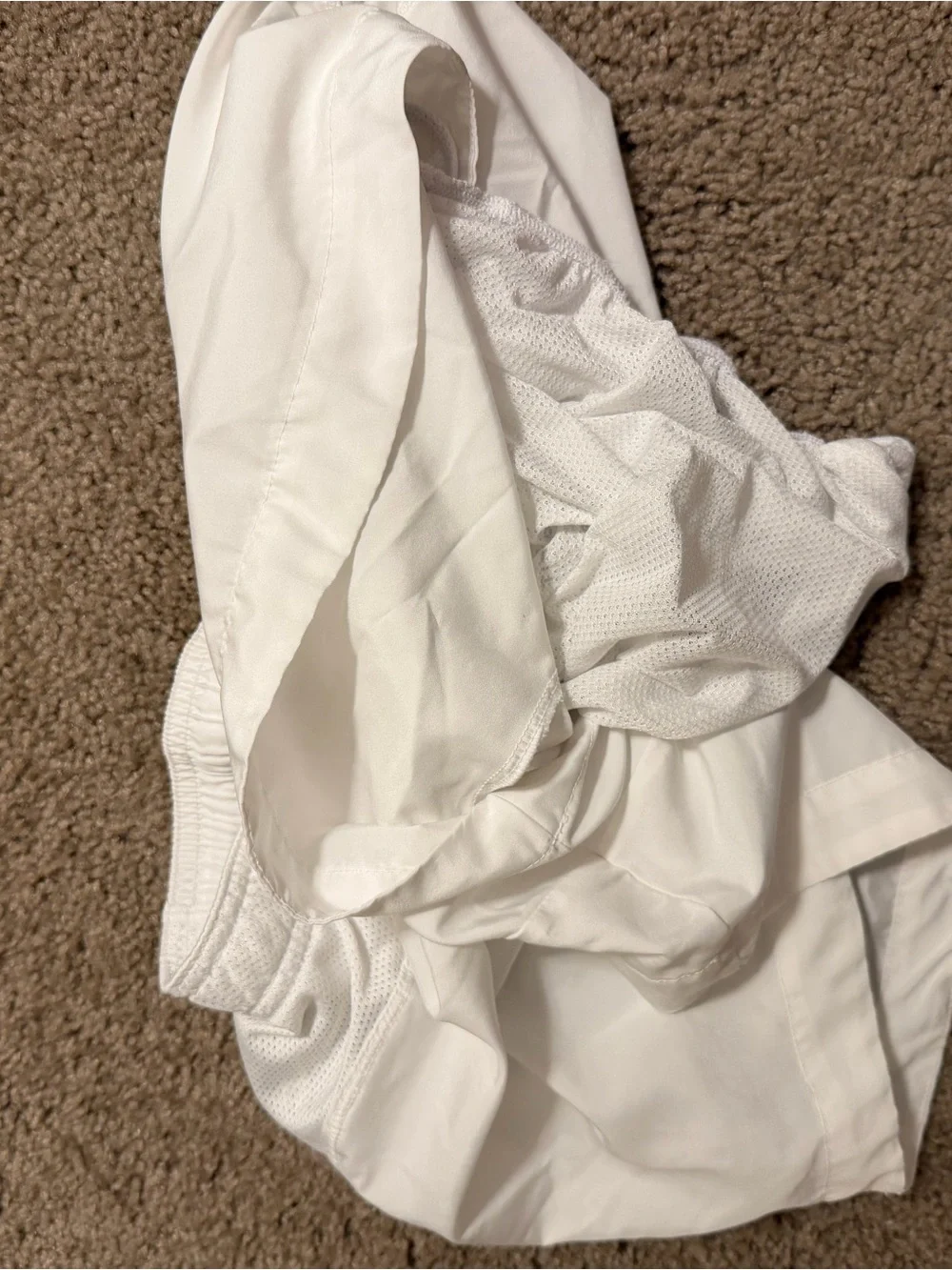 Nike White Women's Athletic Shorts